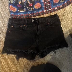 Abercrombie & Fitch Black Jean Shorts